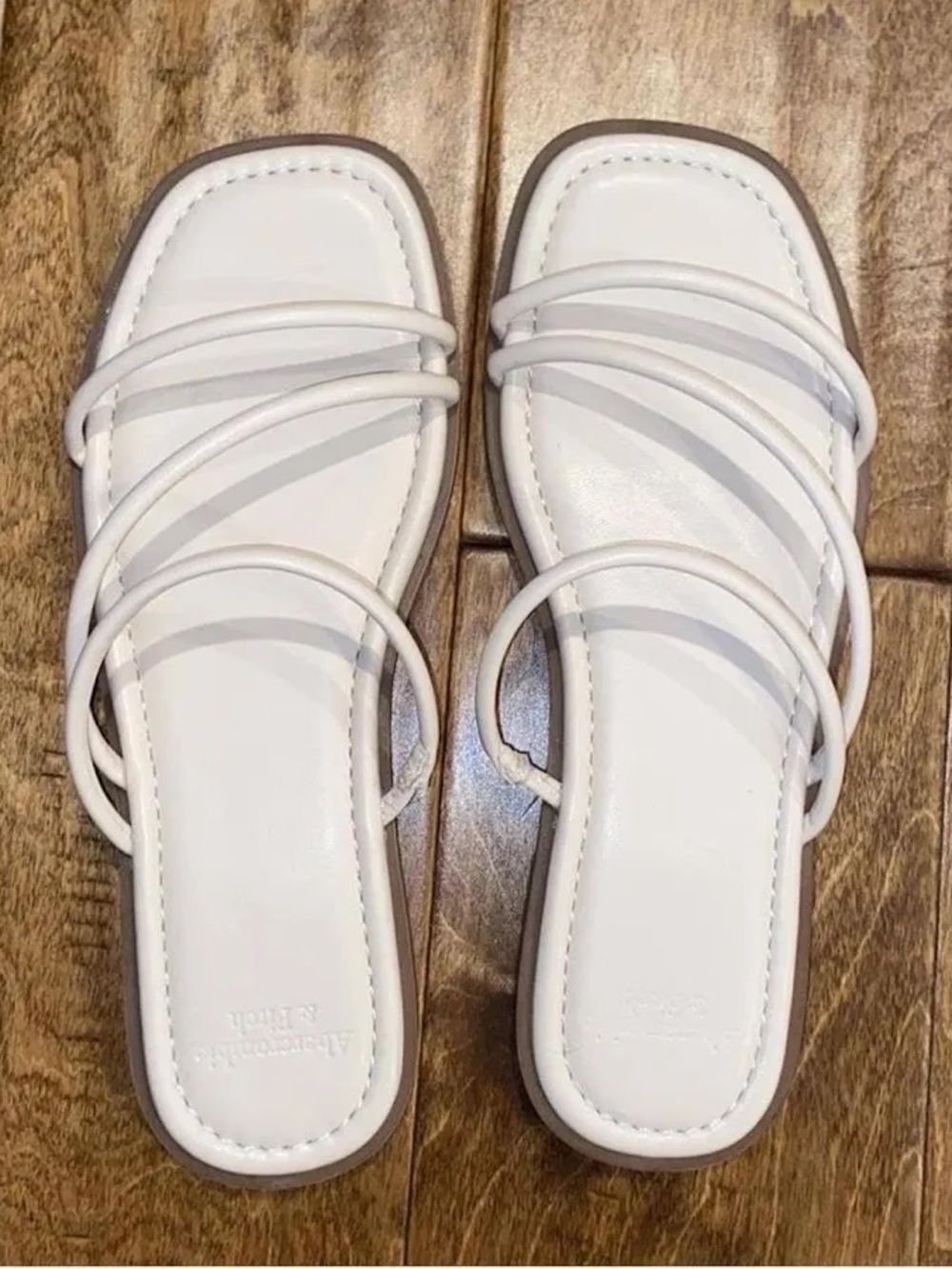 Abercrombie & fitch strappy slide sandal